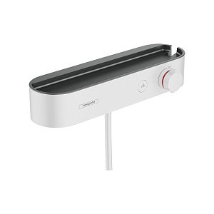 Смеситель для душа Hansgrohe Shower Tablet Select 24360700 белый матовый купить в интернет-магазине сантехники Sanbest