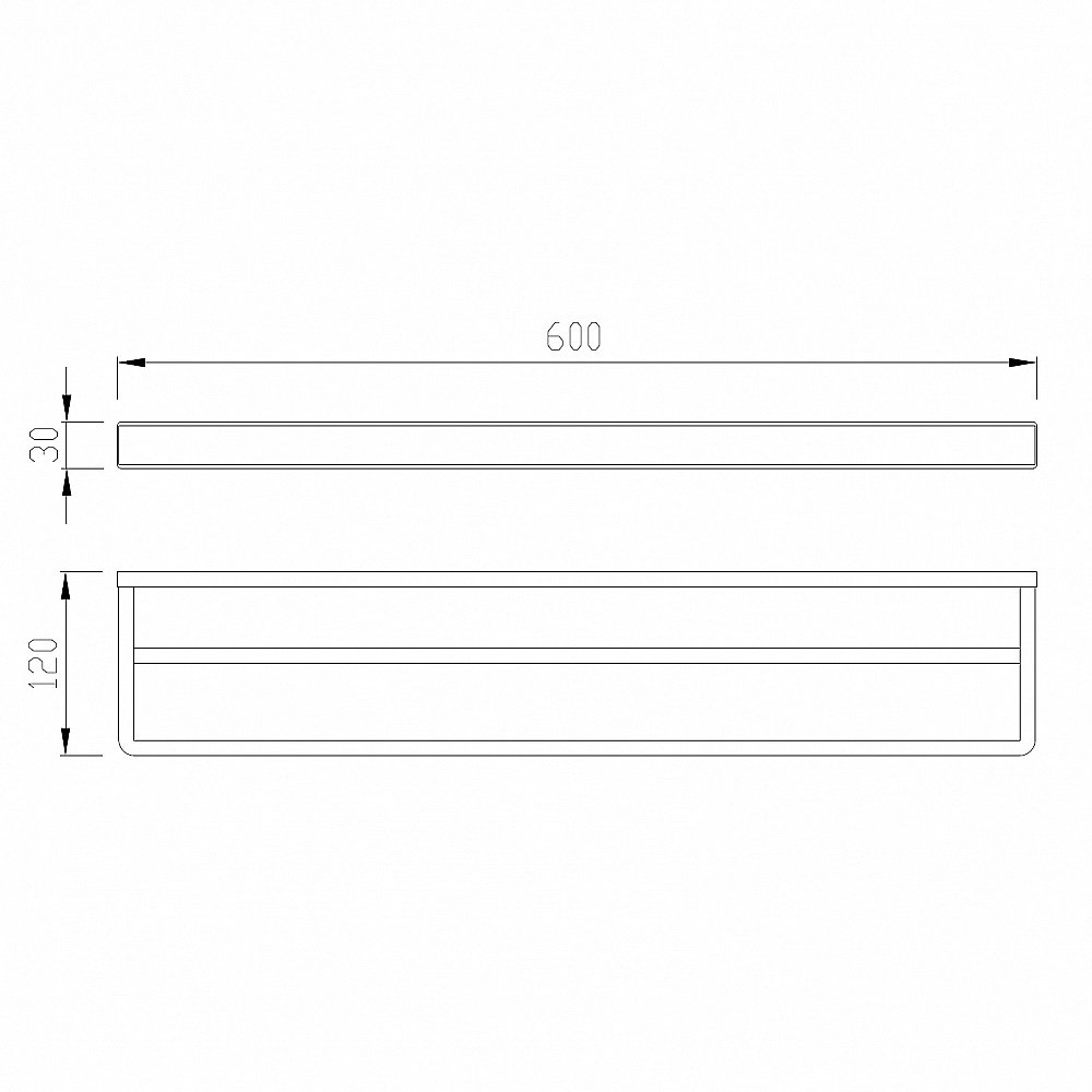 Полотенцедержатель двойной Abber WESTEN AA1756G 60 золото матовое купить в интернет-магазине сантехники Sanbest