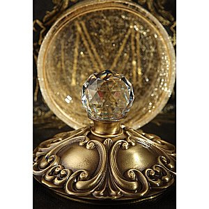 Баночка Migliore Cristalia ML.CRS-60.228.BR бронза/swarovski купить в интернет-магазине сантехники Sanbest