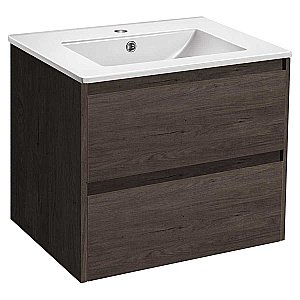 Тумба с раковиной Vincea Gio 60 R.Oak для ванной в интернет-магазине Sanbest