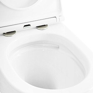 Подвесной унитаз Cezares Stylus-Tor CZR-6601-TH-TOR безободковый, слив-торнадо купить в интернет-магазине Sanbest