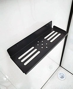 Душевая кабина Esbano EST-RASPA-90 90х90 стекло прозрачное/профиль черный купить в интернет-магазине Sanbest