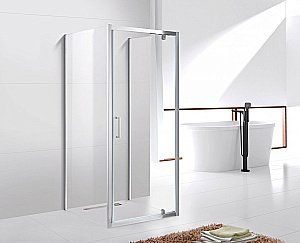 Душевой уголок Cezares Molveno 100х90 MOLVENO-BA2-100/90-C-Cr-IV стекло прозрачное/профиль хром купить в интернет-магазине Sanbest