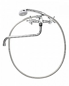 Смеситель для ванны Agger Retro-X A1722200 купить в интернет-магазине сантехники Sanbest