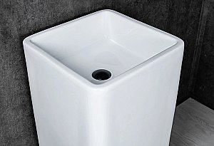 Раковина напольная Gid Autonomo 41 Nb149 81119 белая купить в интернет-магазине Sanbest