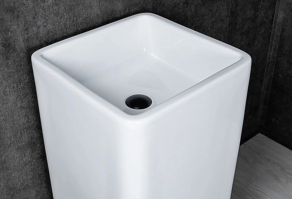 Раковина напольная Gid Autonomo 41 Nb149 81119 белая купить в интернет-магазине Sanbest