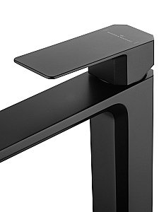 Смеситель для раковины высокий WONZON & WOGHAND DIAMOND, Черный матовый (WW-88239011-MB) купить в интернет-магазине сантехники Sanbest