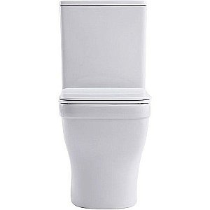 Унитаз напольный Aquanet Elegant 280958 безободковый, с бачком, с крышкой микролифт купить в интернет-магазине Sanbest