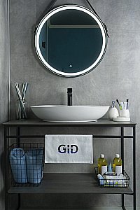 Раковина накладная Gid Lago 65 N9438 51151 белая купить в интернет-магазине Sanbest