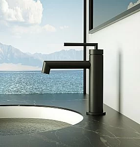 Смеситель для раковины BelBagno ACQUA LVM-NERO черный матовый купить в интернет-магазине сантехники Sanbest