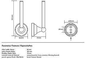 Держатель для туалетной бумаги Bemeta Kera 144712037 купить в интернет-магазине сантехники Sanbest