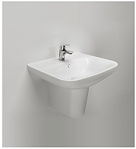 Раковина с полупьедесталом AM.PM Like 55 белая купить в интернет-магазине Sanbest