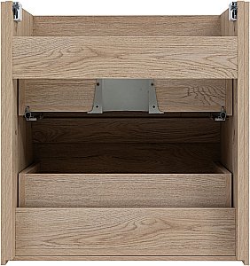 Тумба с раковиной Aquanet Милан 336382/329253 60 дуб светлый для ванной в интернет-магазине Sanbest