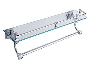 Полка CeramaLux Domino 95411 хром купить в интернет-магазине сантехники Sanbest