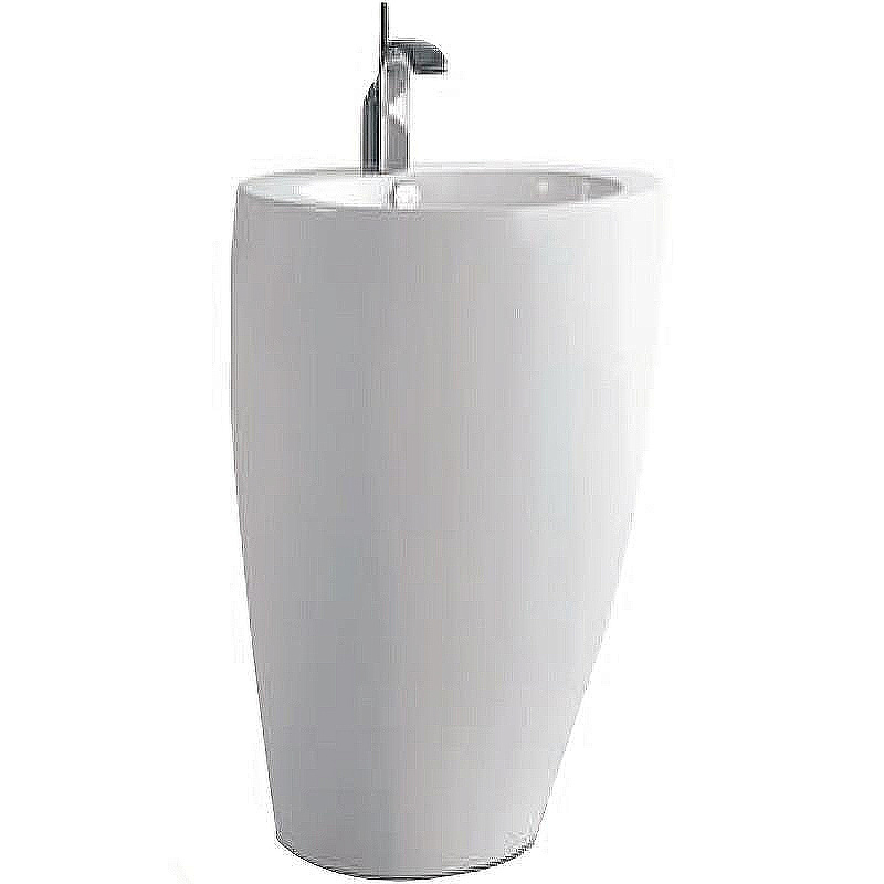 Раковина beWash Lusso 55 BK5552FB041 белая глянцевая купить в интернет-магазине Sanbest