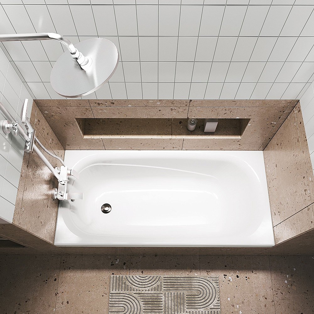 Ванна акриловая Niagara Atrio NG-A15070 150х70 белая купить в интернет-магазине Sanbest