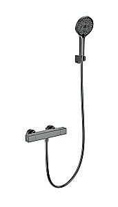 Смеситель для душа с термостатом WONZON & WOGHAND STAY 2 WW-B2016-A-BGG темный графит купить в интернет-магазине сантехники Sanbest