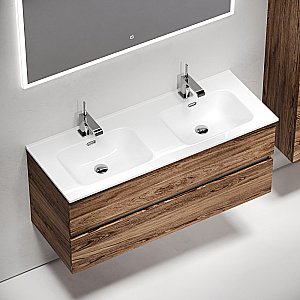 Тумба с раковиной Sancos Urban 120 UR120-2ECH дуб чарльстон для ванной в интернет-магазине Sanbest