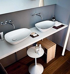 Раковина Laufen Palomba 8.1680.1.000.112.1 белая купить в интернет-магазине Sanbest