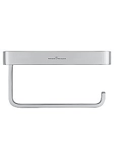 Держатель для туалетной бумаги с полкой WONZON & WOGHAND FLAT WW-9736 хром купить в интернет-магазине сантехники Sanbest