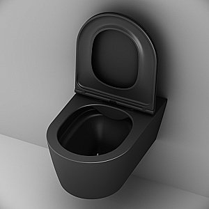 Унитаз подвесной AM.PM Func C8F1701MBSC черный матовый, безободковый купить в интернет-магазине Sanbest