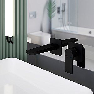 Смеситель для раковины BERGES VENTAS S 076008 черный матовый купить в интернет-магазине сантехники Sanbest