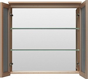 Зеркальный шкаф De Aqua Алюминиум 261766 80 медь купить в интернет-магазине сантехники Sanbest