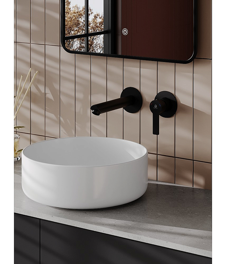 Cмеситель для раковины Agger Easy A3172244 черный матовый купить в интернет-магазине сантехники Sanbest