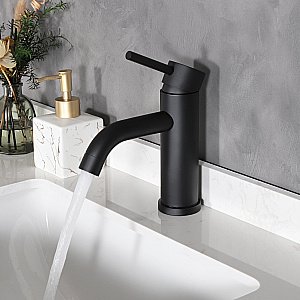 Смеситель для раковины Gid Inga SS096-BM-K черный матовый купить в интернет-магазине сантехники Sanbest