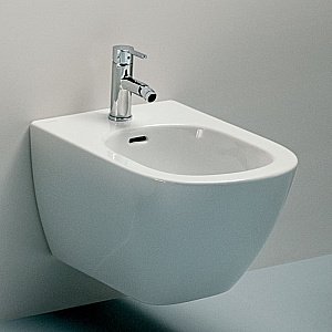 Биде подвесное Laufen Lua 8.3008.1.000.302.1 белое купить в интернет-магазине Sanbest