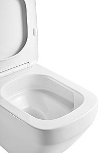 Унитаз подвесной Vincea Edge VT1-38T белый, с крышкой микролифт, безободковый, слив-торнадо купить в интернет-магазине Sanbest