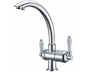 Смеситель для кухни Zorg Sanitary ZR 327 YF Хром купить в интернет-магазине сантехники Sanbest