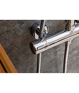 Душевая система Agger Thermo A2451200 хром купить в интернет-магазине сантехники Sanbest