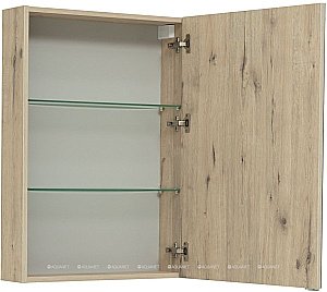 Зеркальный шкаф Aquanet Алвита New 277541 60 Дуб веллингтон купить в интернет-магазине сантехники Sanbest