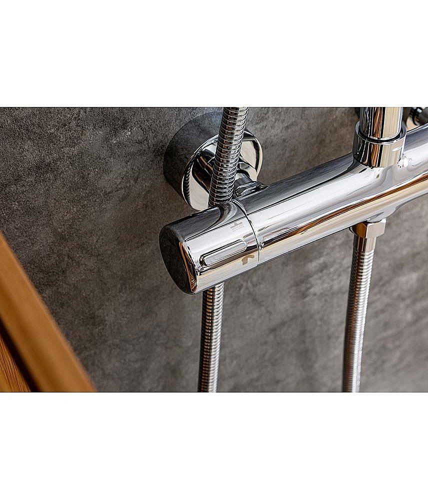 Душевая система Agger Thermo A2451200 хром купить в интернет-магазине сантехники Sanbest