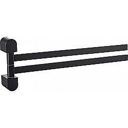 Полотенцедержатель поворотный WONZON & WOGHAND CARBON, Черный (WW-7731) купить в интернет-магазине сантехники Sanbest