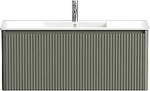 Тумба с раковиной и столешницей Allen Brau Gravity 120 1.370019.CGM олива матовая для ванной в интернет-магазине Sanbest