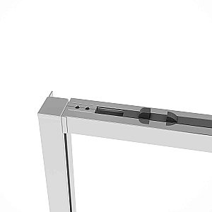 Душевой уголок Vincea Slim Soft VSR-1SS9015CL 150x90 стекло прозрачное/профиль хром купить в интернет-магазине Sanbest