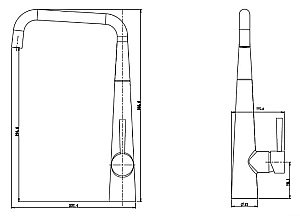 Смеситель для кухни Bien BE15034601 купить в интернет-магазине сантехники Sanbest