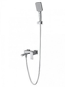 Смеситель для ванны с душем WONZON & WOGHAND CUBE, Хром (WW-88639016-CR) купить в интернет-магазине сантехники Sanbest
