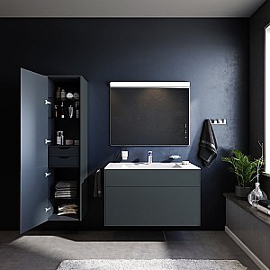 Тумба с раковиной AM.PM Inspire V2.0 100 графит для ванной в интернет-магазине Sanbest