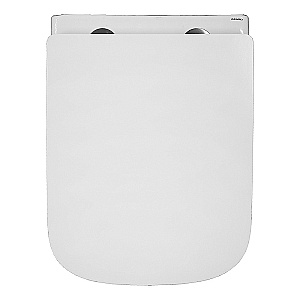 Унитаз подвесной Azario Armonia AZ-2403 белый, безободковый, с крышкой микролифт, слив торнадо купить в интернет-магазине Sanbest