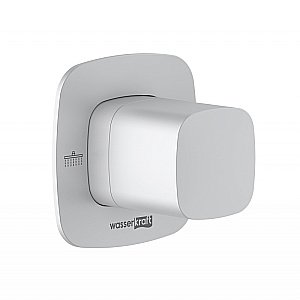 Дивертор Wasserkraft Saale A266 2 выхода, белый матовый для смесителя в интернет-магазине сантехники Sanbest