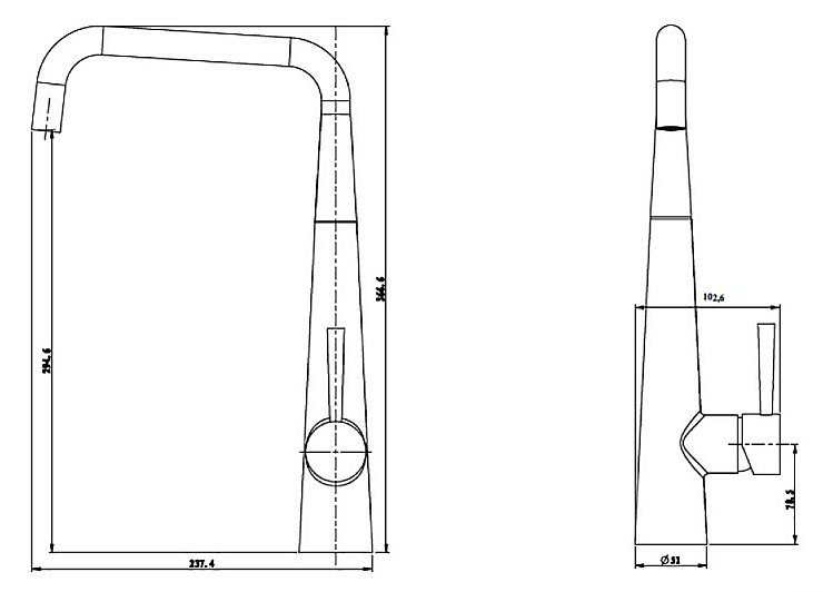 Смеситель для кухни Bien BE15034601 купить в интернет-магазине сантехники Sanbest