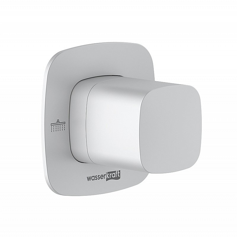 Дивертор Wasserkraft Saale A266 2 выхода, белый матовый для смесителя в интернет-магазине сантехники Sanbest