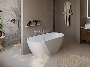 Ванна акриловая BELBAGNO UNO 180х80 BB701-1800-800-K белая купить в интернет-магазине Sanbest