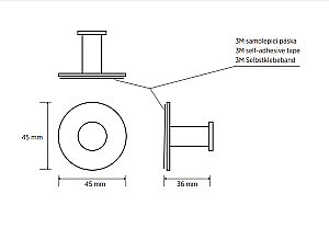 Крючок Bemeta Easy 163106365 нержавеющая сталь матовая купить в интернет-магазине сантехники Sanbest