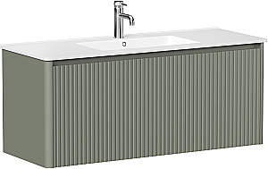 Тумба с раковиной Allen Brau Gravity 120 1.370019.CGM олива матовая для ванной в интернет-магазине Sanbest