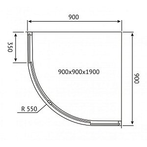 Душевой уголок Berges SOLO R 61108 90х90 купить в интернет-магазине Sanbest