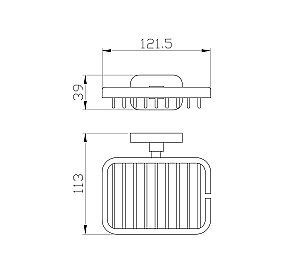 Мыльница с держателем WONZON & WOGHAND GRAFFITY, Брашированный никель (WW-9324-BN) купить в интернет-магазине сантехники Sanbest
